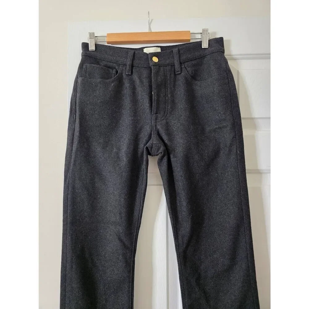 Sid Mashburn Wool Blend Dark Grey Pants 31/32